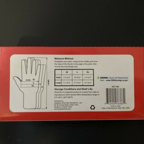 WORKPRO Disposable Vinyl Gloves Medium  1000 pcs - Picture 2 of 2